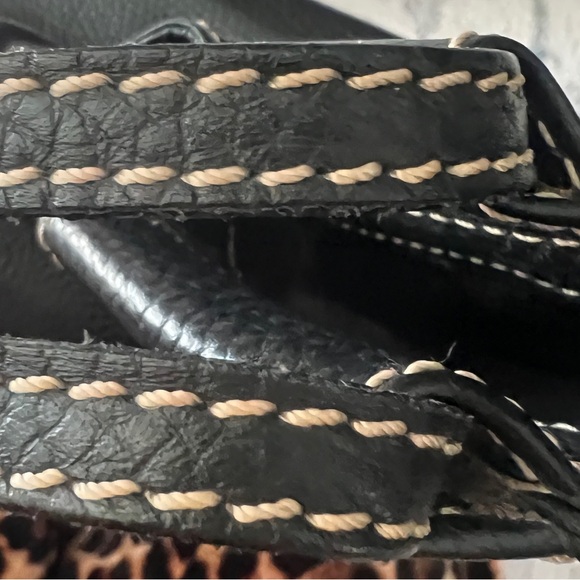 PRISTINE LANCEL CROISSANT SHOULDER BAG IN PEBBLED LEATHER NO SIGNS OF WEAR - Picture 9 of 14